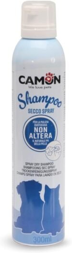 شامبو جاف للكلاب والقطط من CAMON بدون غسيل – سبراي تنظيف سريع 300 مل - Image 3