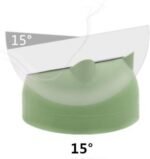 طقم وعاء قطط ستانلس ستيل 2 حبات من Emlstyle – أوعية طعام وماء 200 مل باللونين الأسود والأبيض - Image 5