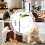 ⁦لعبة طائر تصدر صوت للقطط بحساس حركة – لعبة تفاعلية على شكل طائر للقطط المنزلية⁩ - الصورة ⁦2⁩