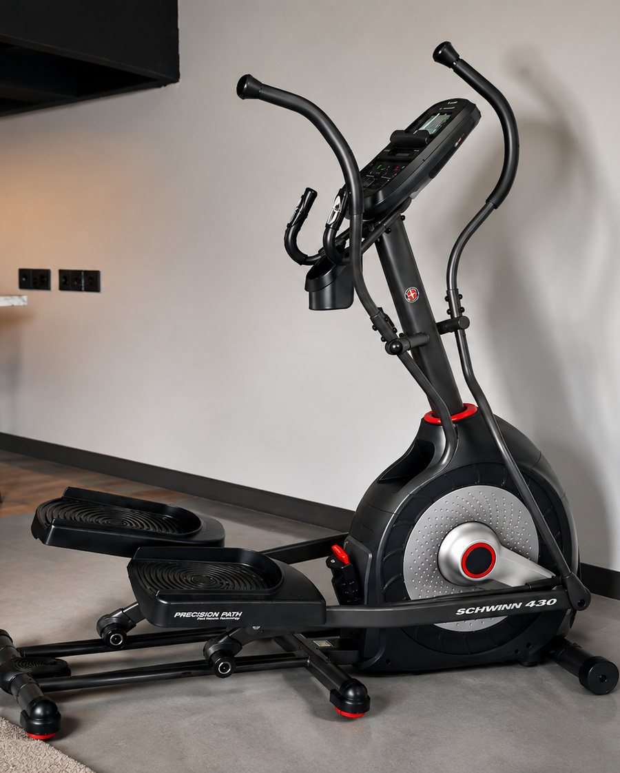 جهاز Schwinn 430 Elliptical للكارديو وتمارين الجزء العلوي والسفلي من الجسم