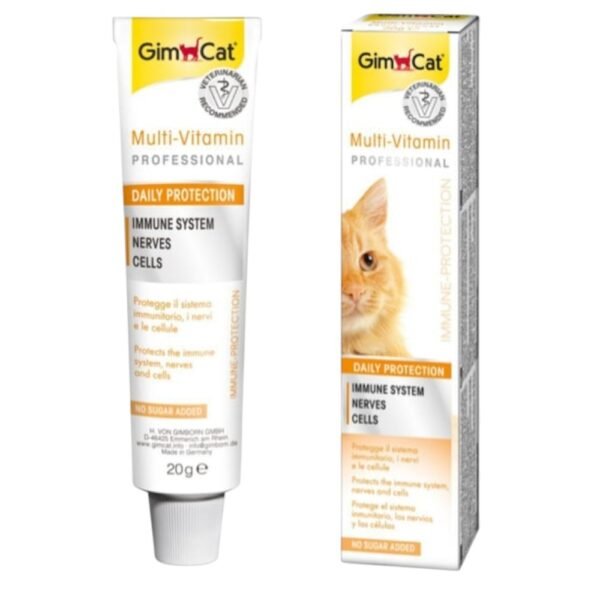 GimCat Multi-Vitamin Professional – معجون فيتامينات لدعم مناعة القطط