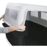 ⁦قفص متنقل XXl للكلاب – (مقاس كبير: 102×73×76.5 سم)⁩ - الصورة ⁦2⁩