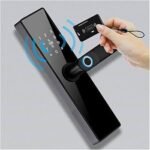 ⁦قفل باب ذكي إلكتروني متعدد طرق الفتح – بصمة وباسورد وتطبيق⁩ - الصورة ⁦4⁩