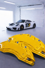 ⁦طقم غطاء كاليبر فرامل رياضي (مقاس عام) - Racing Brake Caliper Cover Kit (Universal Fit)⁩ - الصورة ⁦3⁩