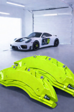 ⁦طقم غطاء كاليبر فرامل رياضي (مقاس عام) - Racing Brake Caliper Cover Kit (Universal Fit)⁩ - الصورة ⁦5⁩