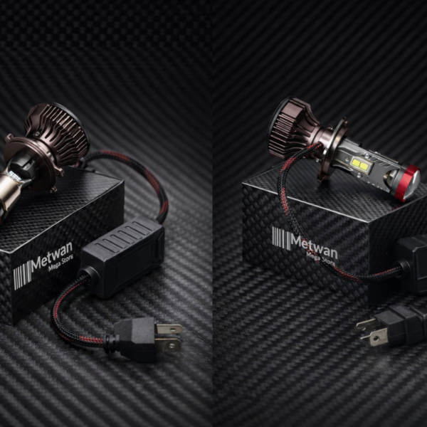 H4 LED projector headlight 70W 6000K white light high low beam car bulb