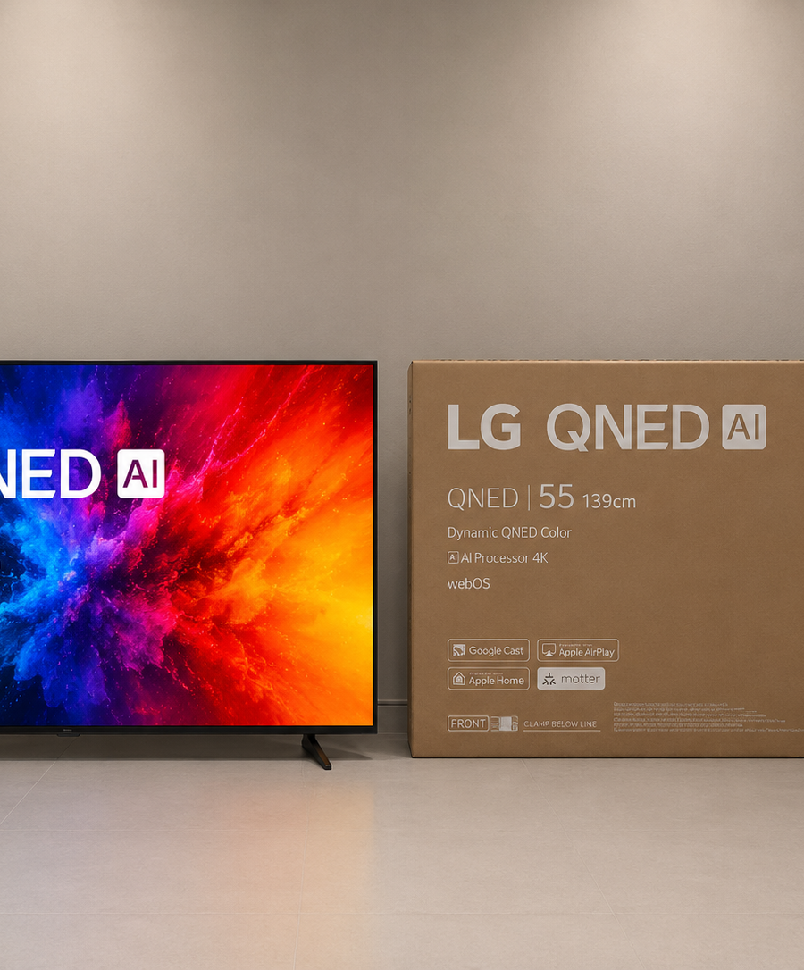 شاشة LG QNED AI 55 Inch 4K Smart TV مع Magic Remote (قطعة عرض)