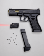 ⁦COMBAT MASTER 6mm BB Gun (Laser Ver.)–  (مسدس تكتيكي احترافي خرز صلب وأوربيز سوفت جل (نسخة ليزر⁩ - الصورة ⁦2⁩