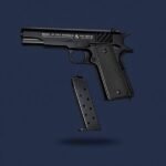 مسدس تكتيكي معدني – خرز 6 ملم Colt