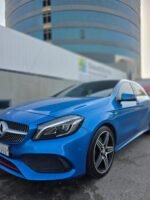 مرسيدس A-Class 250 موديل 2017 زرقاء سيدان رياضية فاخرة