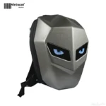 ⁦Metwan Motorcycle Hard Shell Backpack – Futuristic Riding Backpack⁩ - الصورة ⁦3⁩