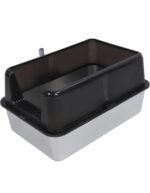 Litter Box – صندوق فضلات ليتربوكس للقطط بحواف مرتفعة ومدخل منخفض