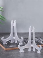 ⁦حامل أطباق وعروض أكريليك شفاف متعدد الاستخدامات⁩ - الصورة ⁦3⁩
