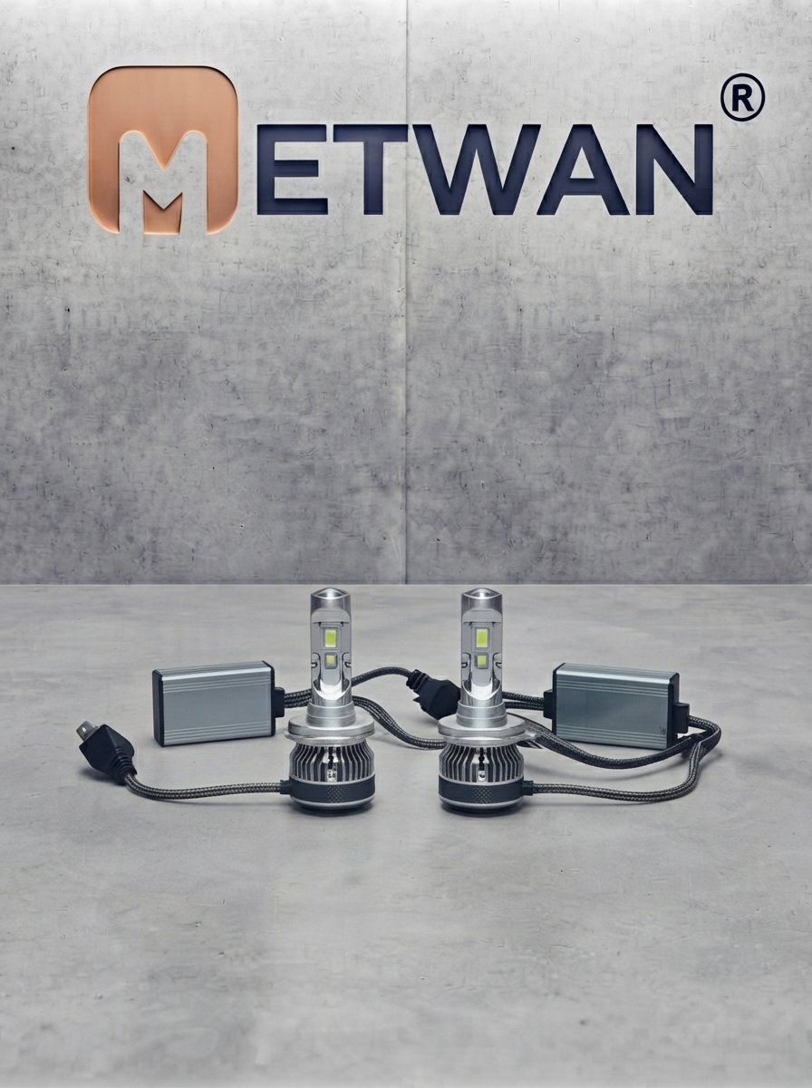 METWAN High-Performance LED Headlight Conversion Kit for Cars
