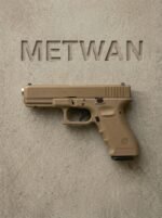 مسدس خرز GLOCK 17 AUSTRIA تكتيكي حديد بالكامل وزن ثقيل 750 جرام لون جيشي